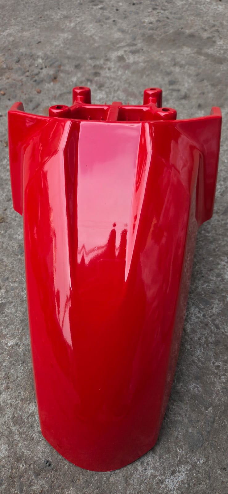 4 Hole Mudguard  Red