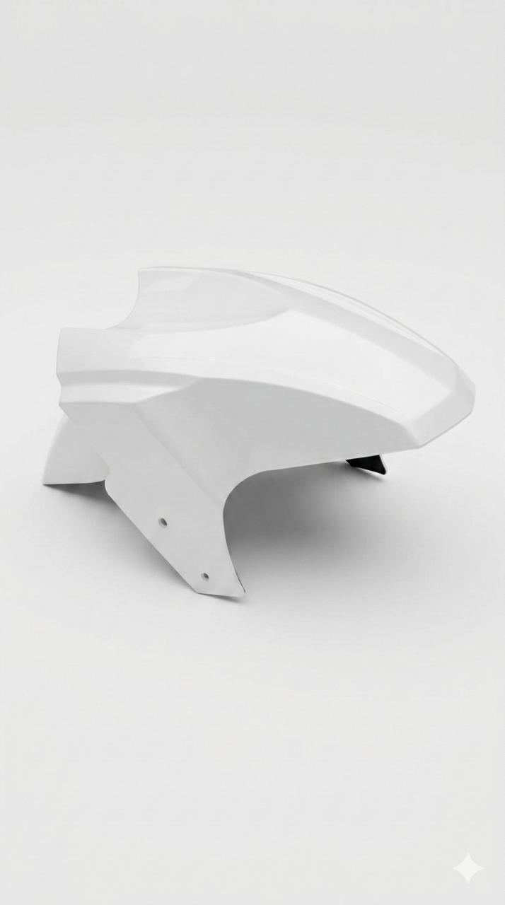 10 Inch Mudguard White