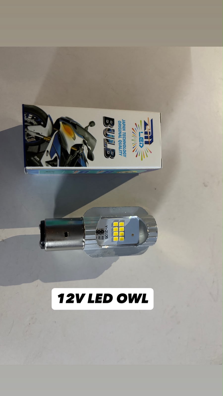 Owl Led Bulb (single light and double Light scooty)