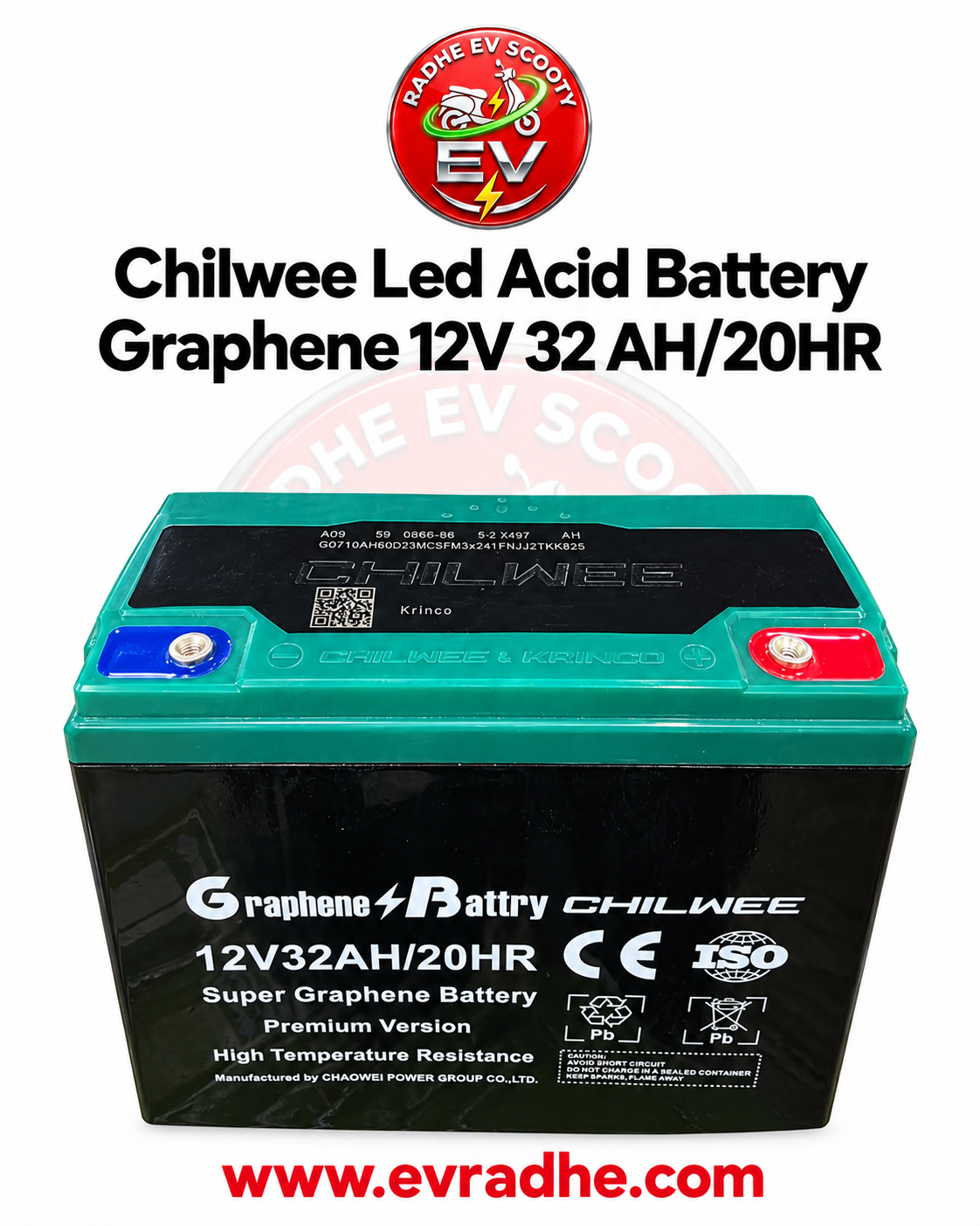 Chilwee Led Acid Battery Graphene 12V 32 AH/20HR