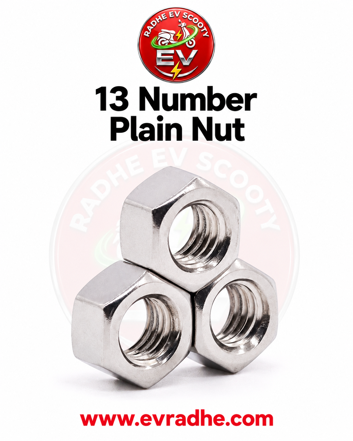 13 Number Plain Nut