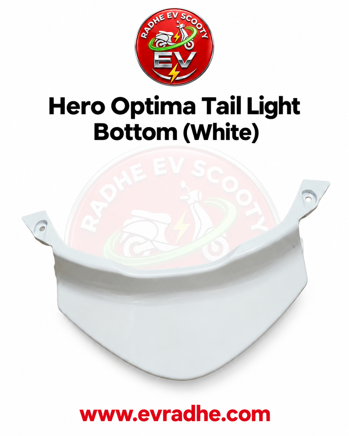 Hero Optima Tail Light Bottom (White)