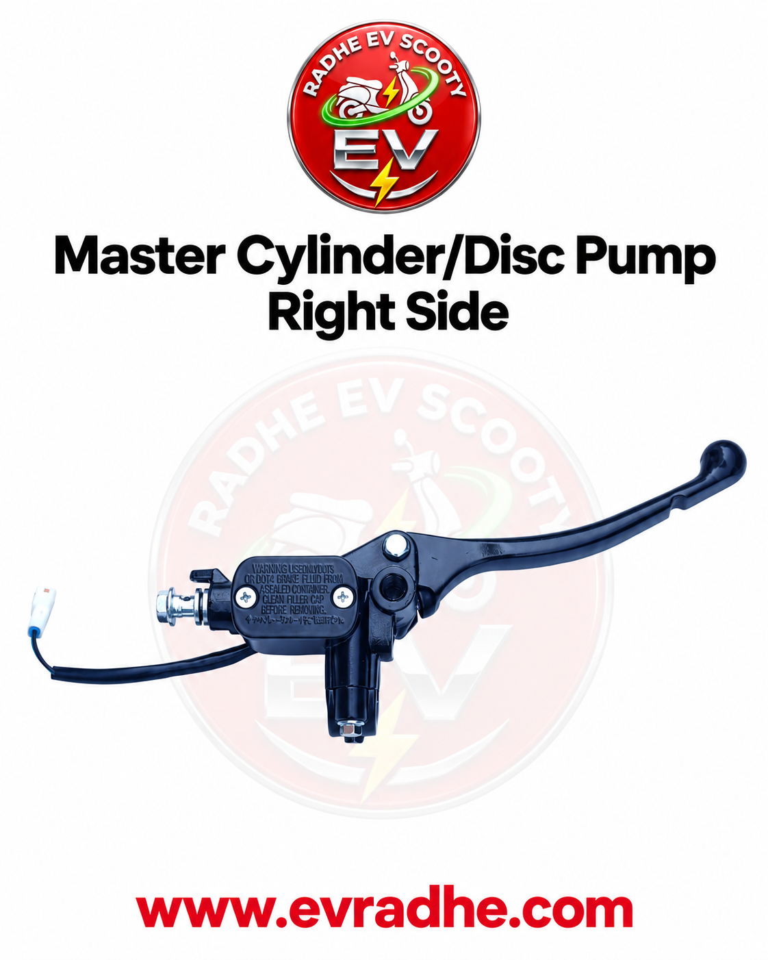 Master Cylinder/Disc Pump Right Side