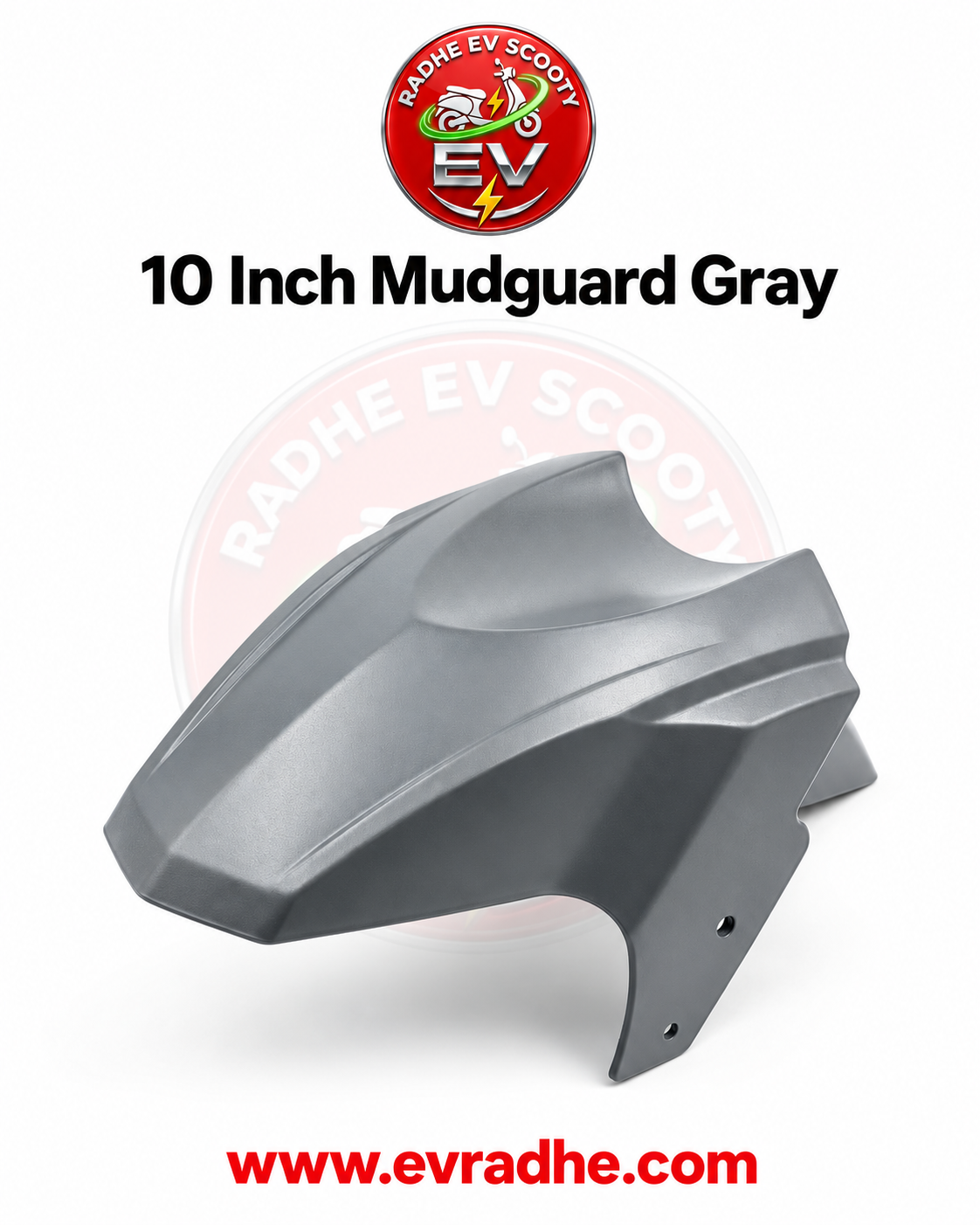10 Inch Mudguard Gray